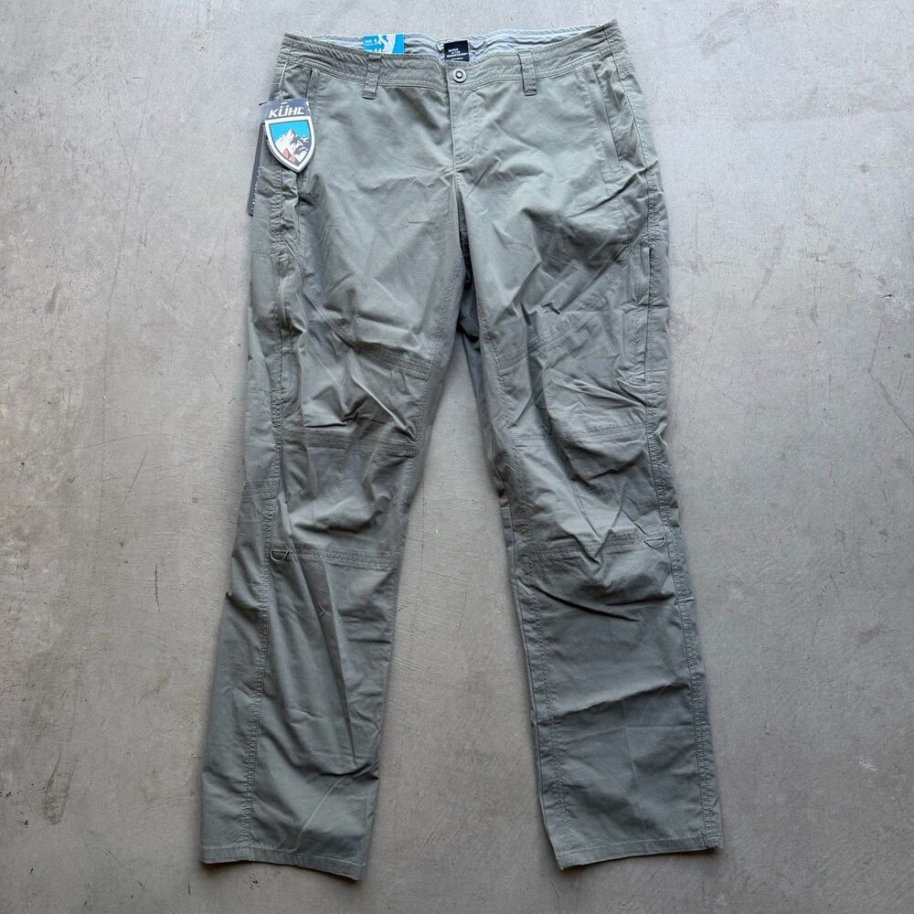 Kuhl SPIRE Roll-Up Pants Green Women's Size 14 REG UPF 50+ NEW NWT Hiking